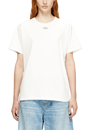 Diesel T-NORMY-OD-S1 T-shirts Dam Vit XL