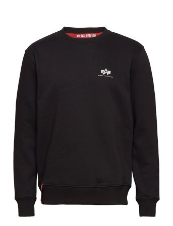 Alpha Industries Basic Sweater Small Logo - Black - S