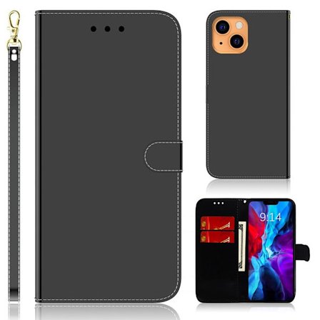 Mirror iPhone 13 Läppäkotelo - Musta