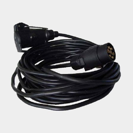 Forlængerkabel 1852-Marine, 5 meter, 7-polet, med stik til trailerlampor