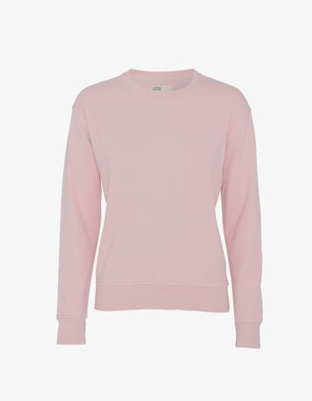 Women Classic Organic Crew - Faded Pink S