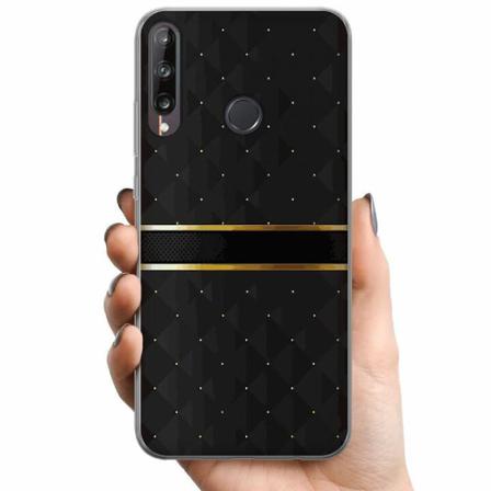 Huawei P40 Lite E Tpu Mobilskal Golden Stripes
