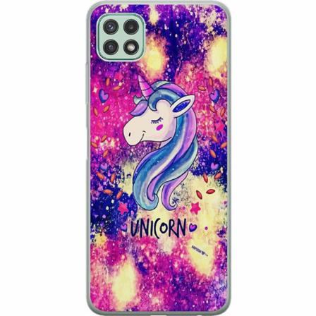 Samsung Galaxy A22 5g Mjukt Skal - Unicorn Enhörning