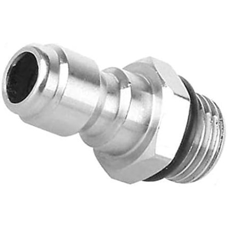 Hurtigkoblingskobling 1/4''14mm Hann til 1/4 Toms Hurtigkoblingsadapter Høytrykksvasker Såpesprøyte, Snøskumlanse Rustfritt Stål Kobling