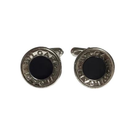 Bvlgari Vintage Pre-owned Sølv reringe Sort, Dame Vintage Smykker, Størrelse: ONE Size