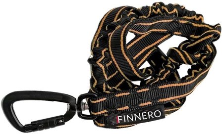 FinNero Elastiskt Koppel POWER Svart/orange