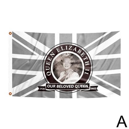 Drottning Elizabeth Ii Tribute Memorial Flag - 1926-2022 Rest In Peac