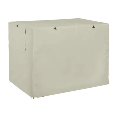 Hundebur Cover, Hundebur Cover til Mellemstore og Store Hunde, Robust Oxfordstof, Vandafvisende Anti-UV, Hundebur Cover med Mesh Vindue