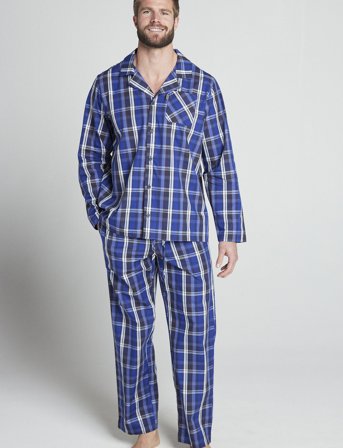 Jockey Pyjama 1/1 Woven - Blue - S