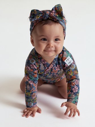 Polarn O. Pyret Omlottbody LIBERTY - 62 - barnkläder - blue