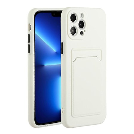 Myk TPU Telefon Bakdeksel med Enkelt Kortspor for iPhone 13 Pro 6.1 tommer