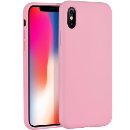 Silikon Mobilskal Till Apple Iphone X - Rosa Rosa