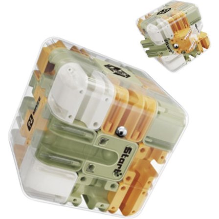 3D Cube, Svært Puslespil, Engagerende Hjernevrider Legetøj, 3x3 Labyrint Magisk Cube, Trænings Hjernevrider for Alle Aldre