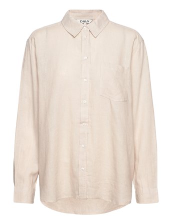 Onltokyo L/S Linen Blend Shirt Pnt Noos Cream ONLY