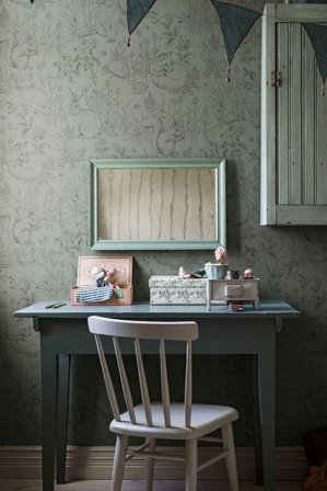 Newbie | Tapeta ze zwierzęcym wzorem | Zielony