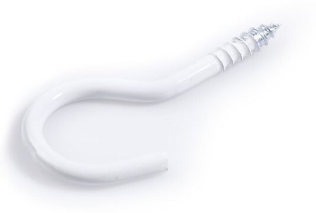 ARVID NILSSON SKRUEKROK 40 EPOXY HVIT 4STK