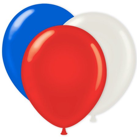 Ballongkombo Röd/Vit/Blå