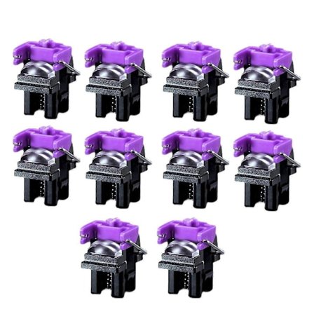 DB 10 st För Razer Clicky Optical Purple Switches Kit Tangentbordstillbehör Fk