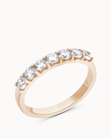 Seven-stone Ring Eleonora 18K Rose Gold - Engagement Rings & Wedding Rings from Vanbruun