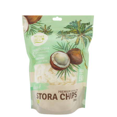Mother Earth Kokoschips Premium Økologisk 250 g