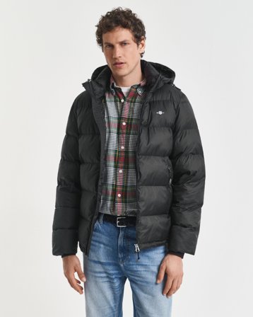 GANT Herren Active Cloud Jacke (L) Schwarz