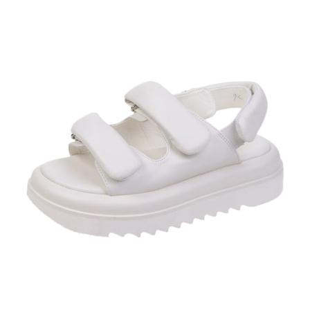 Kvinnor Med Öppen Tå Sommar Strandskor Ankelrem Slides