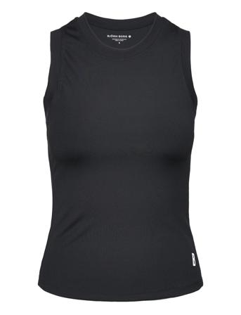 Ace Rib Tank Pocket T-shirts & Tops Sleeveless Svart Björn Borg