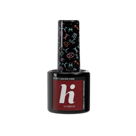 HI HYBRID Zodiac Smalto Semipermanente #456 Ruby Cancer 5ml - Smalto Gel e semipermanente