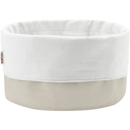 Stelton Brødpose, stor stof - sand/hvid | KitchenOne