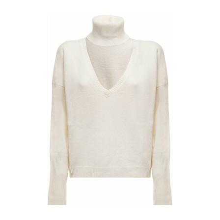 Federica Tosi, Federica Tosi Sweaters White Biały, Kobieta, Rozmiar: M