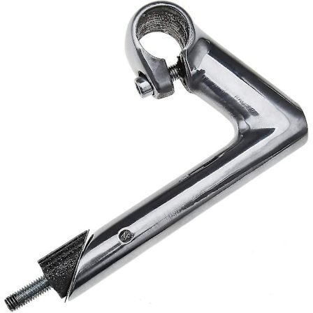 Aluminium Gooseneck Styre, Retro Sykkeldeler For Landeveissykler (sølv) (1 stk)