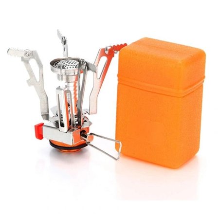 Portable Camping Stove Backpacking Stove, Specialized Camping Cooker with Piezo Ignition Stable Support Wind Resistance, for Outdoor Adventure Cooking