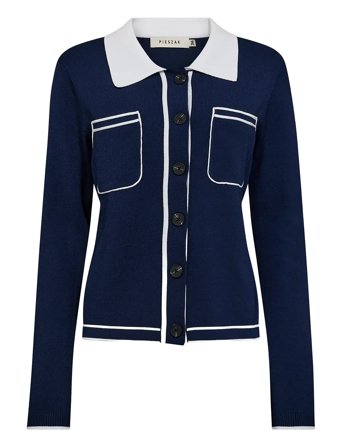 Pieszak | Pd-Vigga Ls Contrast Polo Knit | 38