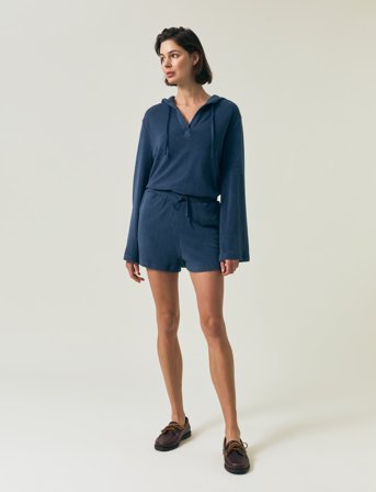 Lexington Clothing Organic Cotton Terry Shorts - Cream - XL