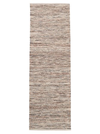 Pebbles 100X300 Petit Marron/Multicolore Pierre Couloir Tapis De Laine