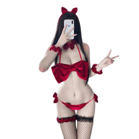 nime Bikini Lingerie Japanilainen Cosplay Alusvaatteet (Neito) A146
