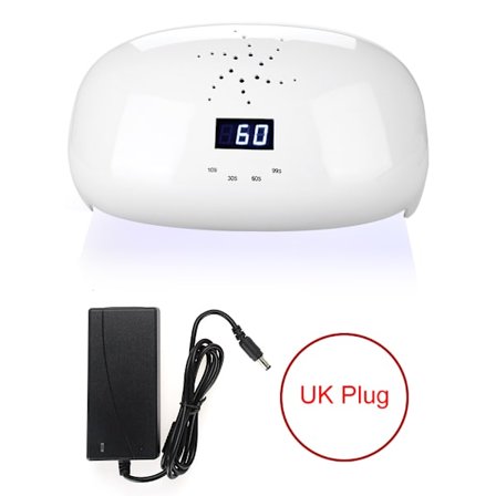 78W Kraftig UV LED Neglelampe Hurtigtørkende Automatisk Sensor Med Vifte for Herding Alle Geler