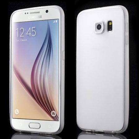 Samsung Galaxy S6 SM-G920F Matt TPU skal TRANSPARANT