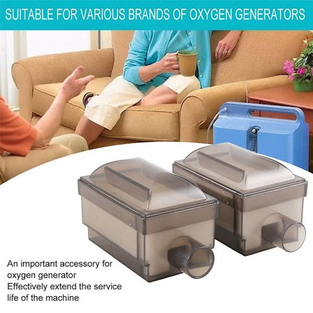2 stk. Universal Oxygen Generator Maskine Udskiftningsfilter, 5L Oxygen Generator Filter til Oxygenkoncentrator Filter