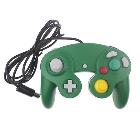 Uusi langallinen ohjain Gamepad Nintendo Gamecube -konsolille Wii U -konsolille Vihreä