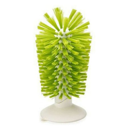 Kjøkken Vertikal sugekopp Vask Kopp Børste Glass Rengjøringsbørste Skrubb Kjøkken Flaske Rengjøring Vaske Børste opp