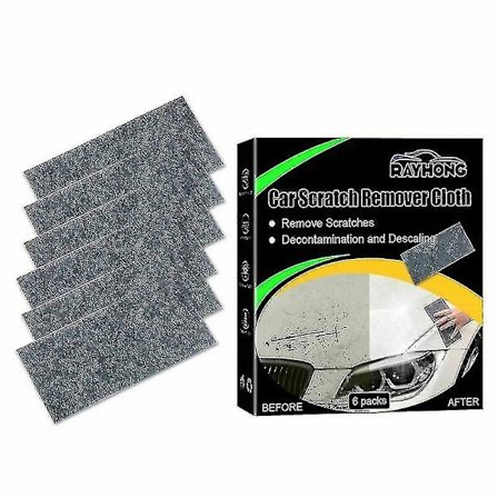 6-pack Nano Sparkle-duk för bilreparation, Nano Magic-duk för ny bil