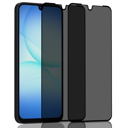 2-Pack Samsung A17 Privacy Skærmbeskyttelse - Hærdet Glas 9H - Super kvalitet 3D