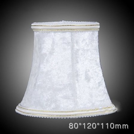 Lamptyg Clip Tyg Lampskärm HVID hvid