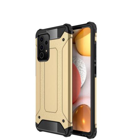 Samsung Galaxy A52 / A52s - Shockproof Armor Hybrid Skal - Guld Gold Guld