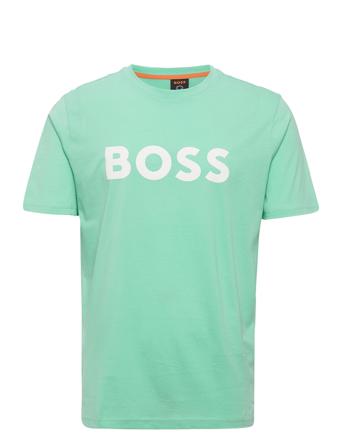 Thinking 1 T-shirts Short-sleeved Blå BOSS