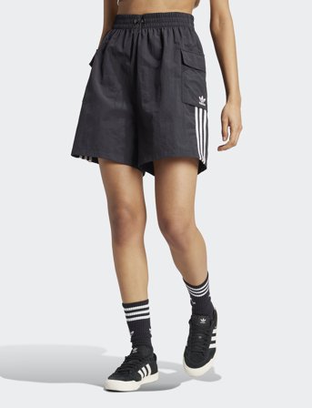 adidas Originals 3S Cargo Shorts - Black - XXS