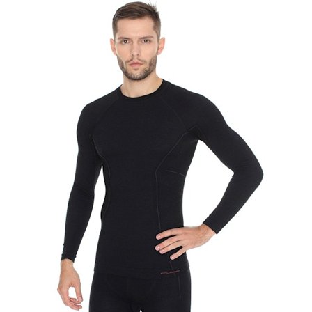 Herr långärmad t-shirt Brubeck ACTIVE WOOL Underkläder termisk Merinoull