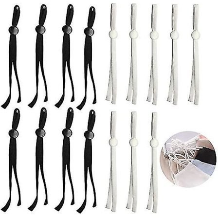 100-pack Elastiskt Band med Spänne för DIY-masker