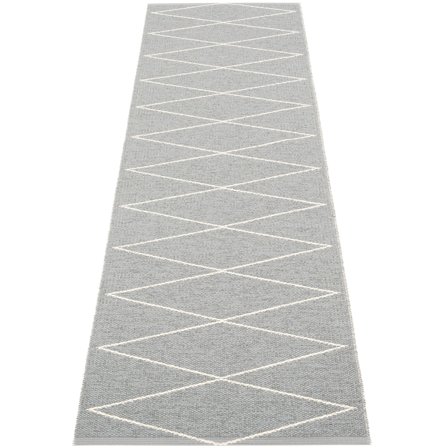 Pappelina Gulvteppe Max, 70 x 240 cm, grey/vanilla